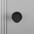 Kép 4/7 - Buster+Punch Linear fekete fix-kétoldalas ajtógomb RDK-481060