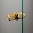 Kép 2/7 - Buster+Punch Linear szatén sárgaréz fix-kétoldalas ajtógomb RDK-051061