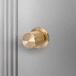 Kép 4/9 - Buster+Punch Linear szatén sárgaréz fix-egyoldalas ajtógomb RDK-051057