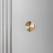Kép 7/9 - Buster+Punch Linear szatén sárgaréz fix-egyoldalas ajtógomb RDK-051057