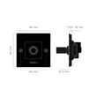 Kép 4/6 - Buster+Punch Linear 1G fényerőszabályzó kapcsoló, fekete / 250 W LED / CDR-024176