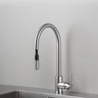 Kép 2/5 - Buster+Punch Cross / EU Kitchen tap / Pull-Out Mixer / kihúzható fejű konyhai csaptelep rozsdamentes acél C0-072621