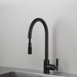 Kép 2/6 - Buster+Punch Cross / EU Kitchen tap / Pull-Out Mixer / kihúzható fejű konyhai csaptelep fekete C0-592623