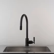 Kép 3/6 - Buster+Punch Cross / EU Kitchen tap / Pull-Out Mixer / kihúzható fejű konyhai csaptelep fekete C0-592623