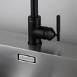 Kép 8/9 - Buster+Punch Linear / EU Kitchen tap / Pull-Out Mixer / kihúzható fejű konyhai csaptelep fekete C0-592627