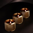 Kép 3/5 - Buster+Punch Tealight gyertyatartó 3-as szett sárgaréz / RCH-05117
