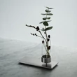 Kép 5/5 - Buster+Punch Machined Vase szálcsiszolt acél asztali váza / UK-MA-VAS-ST-A