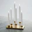 Kép 1/7 - Buster+Punch Machined Candelabra fényes réz asztali gyertyatartó / UK-MA-CAN-BR-A