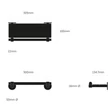 Kép 6/6 - Buster+Punch Cast Shelf szatén réz polc small UMC-052170