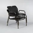 Kép 8/12 - Buster+Punch Chopper Chair fekete bőrrel bevont klubfotel UCC-933535