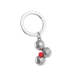Kép 2/5 - Metalmorphose fényes króm petanque golyók kulcstartó MTM141-01