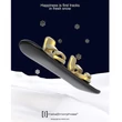 Kép 3/4 - Metalmorphose fényes fekete króm snowboard kulcstartó MTM148-01