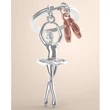 Kép 3/4 - Metalmorphose fényes króm balerina kulcstartó MTM220-02