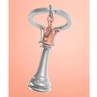 Kép 3/7 - Metalmorphose fényes króm - rózsaarany királynő kulcstartó MTM241-01