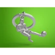 Kép 2/4 - Metalmorphose matt króm focista kulcstartó MTM281-01