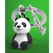 Kép 3/6 - Metalmorphose fekete - fehér panda kulcstartó MTM293-01