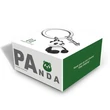 Kép 6/6 - Metalmorphose fekete - fehér panda kulcstartó MTM293-01