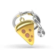 Kép 1/2 - Metalmorphose aranyozott pizza szelet kulcstartó MTM323-01