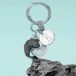 Kép 4/6 - Metalmorphose fekete-króm halak kulcstartó - MTM361-01