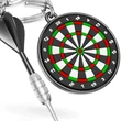 Kép 4/5 - Metalmorphose darts tábla és nyíl kulcstartó - MTM383-01