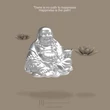 Kép 3/4 - Metalmorphose matt króm buddha kulcstartó MTM888-01