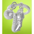 Kép 3/4 - Metalmorphose matt króm futballcipő kulcstartó MTM909