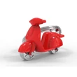 Kép 1/5 - Metalmorphose piros moped kulcstartó MTM999-01