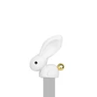 Kép 2/7 - Metalmorphose fehér nyuszi könyvjelző MTMB222-07