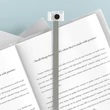 Kép 5/7 - Metalmorphose fehér fényképezőgép könyvjelző MTMB229-01