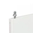 Kép 1/6 - Metalmorphose fényes króm retro robot könyvjelző MTMB249-02