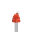 Kép 2/7 - Metalmorphose piros téli sapka könyvjelző MTMB260-01