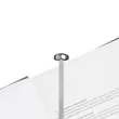 Kép 4/7 - Metalmorphose fényes fekete króm síszemüveg könyvjelző MTMB261-01