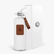 Kép 2/4 - Nordic Flame tűzoltó készülék, fehér/sötét bőr, 2 kg N130