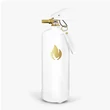 Kép 1/6 - Nordic Flame tűzoltó készülék, fehér-arany, 2 kg N142