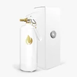 Kép 2/6 - Nordic Flame tűzoltó készülék, fehér-arany, 2 kg N142