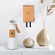 Kép 4/4 - Nordic Flame tűzálló takaró, világosbarna bőr N250
