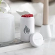 Kép 2/3 - Nordic Flame gyufatartó fém doboz, fehér N920