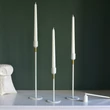 Kép 6/6 - Nordic Flame gyertyatartó, fehér 19 cm N940