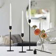 Kép 2/3 - Nordic Flame gyertyaoltó, fekete N947