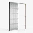 Kép 2/2 - Ermetika Classic Evolution egyszárnyú falban futó tolóajtó tokborításos vázszerkezet vakolható falhoz 600 x 2100 mm 90 mm EVSI