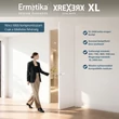 Kép 3/4 - Ermetika xREVERx Total White XL falsíkban záródó tapétaajtó szett olasz méretezésben IT 710 x 2440 mm - 100 mm falnyílásmérethez XRS.TW.33