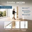 Kép 3/4 - Ermetika xREVERx Total White falsíkban záródó tapétaajtó szett olasz méretezésben IT 710 x 2150 mm - 100 mm falnyílásmérethez XRS.TW.1