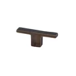 Kép 1/4 - Jolie Verve antik bronz BIG T bútorgomb