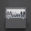 Kép 1/8 - Eclisse Syntesis Tech egyszárnyú revíziós ajtó (strang ajtó) lefelé nyíló
