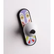 Kép 2/3 - dnd Crisalide fekete - színes porcelán bútorgomb CS71 ANE-PSD