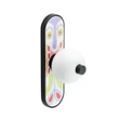 Kép 2/3 - dnd Crisalide fekete - színes porcelán akasztó/fogas CS72 ANE-PSD