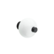 Kép 1/3 - dnd Crisalide fekete - fehér porcelán bútorgomb CS70 ANE-PSW