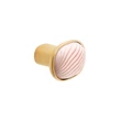 Kép 1/2 - dnd Dune PVD szatén arany - rózsa porcelán bútorgomb DN70 PVD-SG+PSR