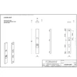 Kép 2/3 - Formani Square-Basics szatén fekete biztonsági bejárati 30 mm kilincsgarnitúra (LSQSM-28KT - LB2-19)
