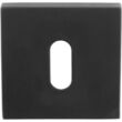Kép 3/5 - Formani Square LSQ1-G szatén fekete négyzetrozettás kilincsgarnitúra